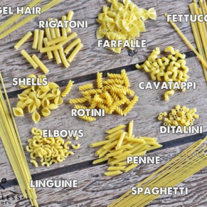 pasta names